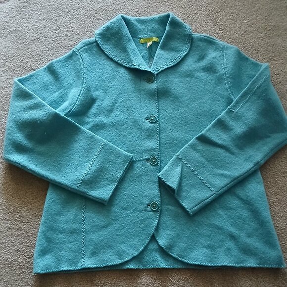 Sigrid Olsen Jackets & Blazers - Sigrid Olsen Pea Coat 100% Wool